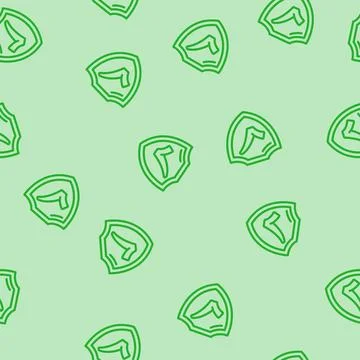 Shield check mark line vector seamless pattern 스톡 일러스트