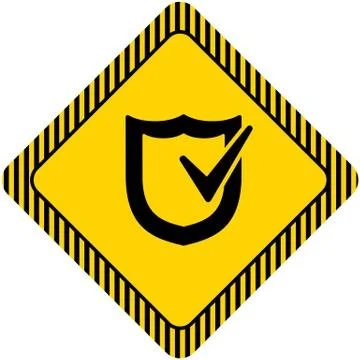 Shield with checkmark Stock-Illustration