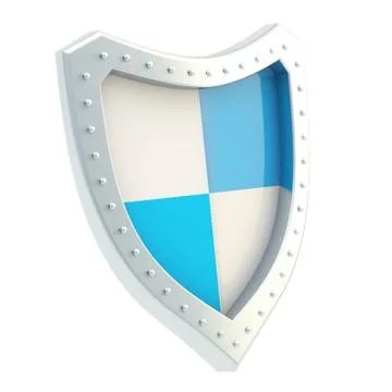 Shield divided in four sectors イラスト素材
