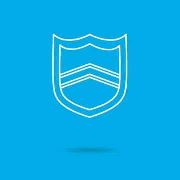 Shield emblem Stock Illustration