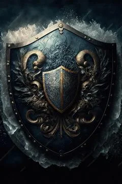 Shield of expression Stock Illustration