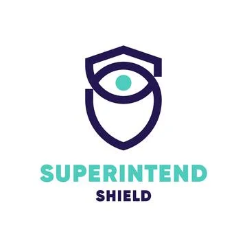 Shield Eyes Logo Stock Illustration