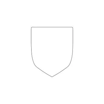 Shield. flat vector icon Stockillustratie