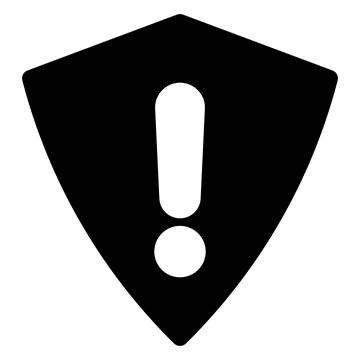 Shield glyph icon vector illustration isolated on white background 스톡 일러스트