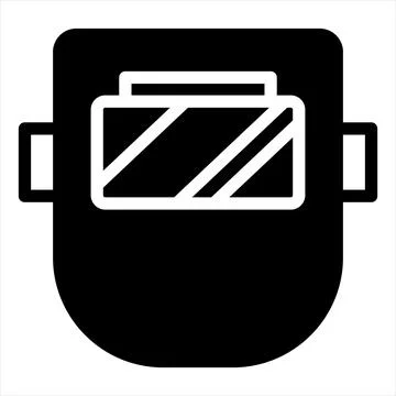 Shield glyph icon vector illustration isolated on white background Stock Illustration