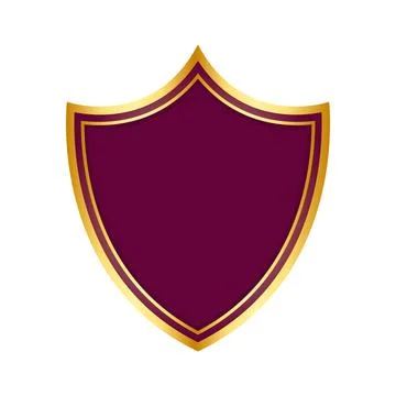 Shield gold Stock Illustration