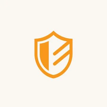 Shield guard  icon vector concept design template Stock Illustration