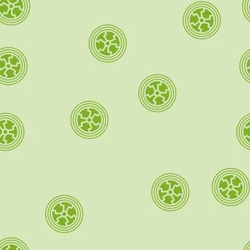 Shield heraldry medieval glyph vector seamless pattern Stock Illustration
