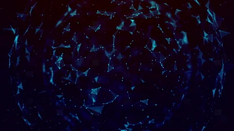 Shield Icon Cyber Security, Digital Data Network Protection, Future Technology Stock Footage 131300513