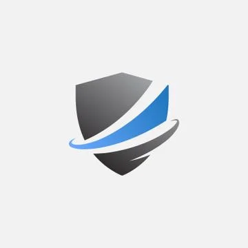 Shield icon design, shield logo design template Stock Illustration