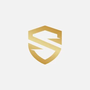 Shield icon design, shield logo design template Stock Illustration