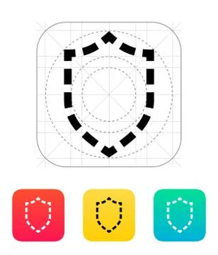 Shield icon 스톡 일러스트