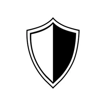 Shield icon, logo. ?solated vector illustration Stock Illustration