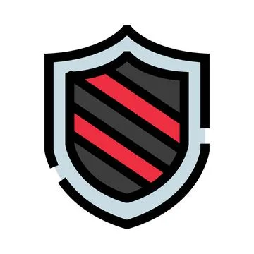 Shield icon protecting data and ensuring digital security Illustrazione stock
