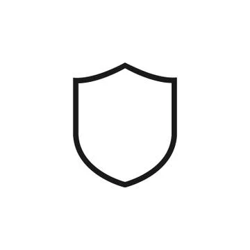 Shield icon. Protection sign. Vector illustration, flat design. Stockillustratie