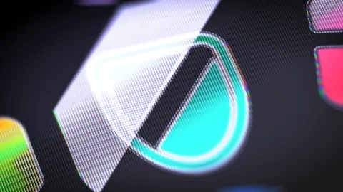 The shield icon on the Screen. 4K Resolution. Encoder Prores 4444. Looping. 스톡 동영상 86200127