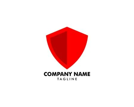 Shield icon security symbol logo template Stock-Illustration