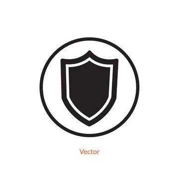 Shield icon. Security symbol template for graphic and web design collection.. Stock Illustration
