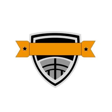 Shield icon set. Simple shield logo. Vector illustration Stock Illustration