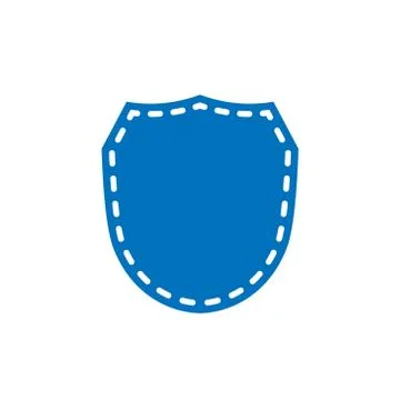 Shield icon shape emblem Stock Illustration
