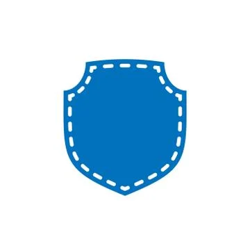 Shield icon shape emblem Stock Illustration