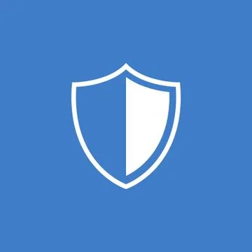 Shield icon, shield vector illustration Stock Illustration