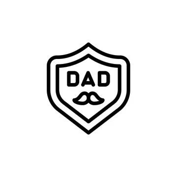Shield icon. Simple line, outline vector elements of cultural activities icons Illustrazione stock