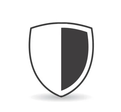 Shield icon symbol vector illustration Stock Illustration