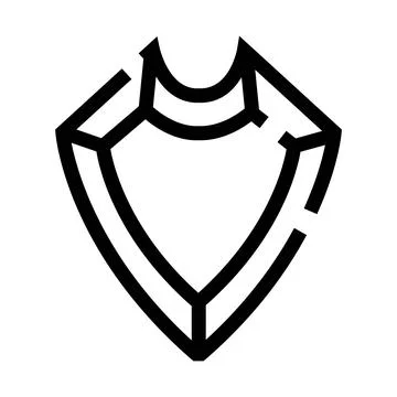 Shield icon symbolizing protection, security and privacy 스톡 일러스트