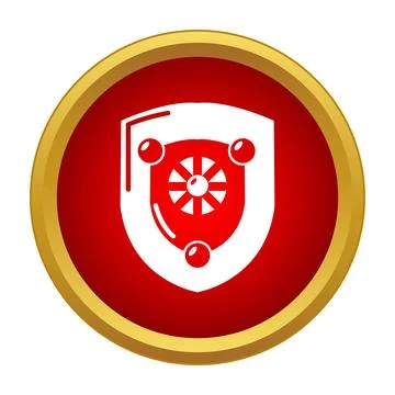 Shield icon symbolizing security and data integrity protection 스톡 일러스트