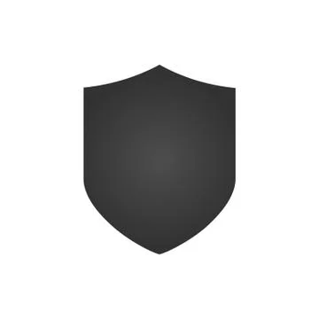 Shield Icon in trendy flat style isolated on white background. Shield symbol for Stock Illustration
