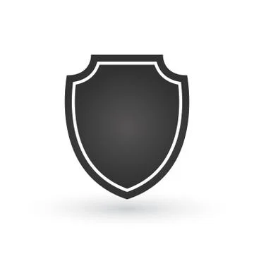 Shield Icon in trendy flat style design. Shield symbol for web site design, l Stock Illustration