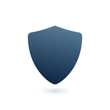 Shield Icon in trendy flat style isolated on grey background. Shield symbol f Stock Illustration
