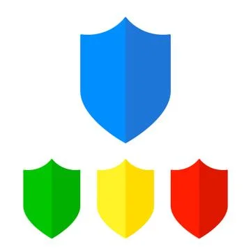 Shield icon. Vector illustration. Stock Illustration