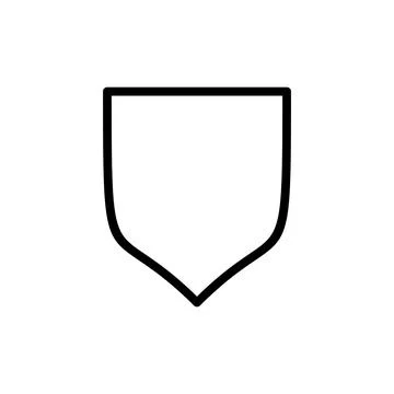 Shield icon vector illustration. Protection icon. Security sign and symbol Stock Illustration