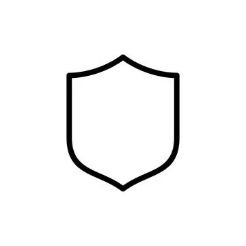 Shield icon vector illustration. Protection icon. Security sign and symbol Stock Illustration