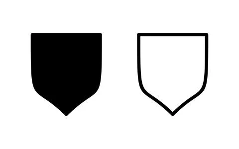 Shield icon vector illustration. Protection icon. Security sign and symbol Stock Illustration