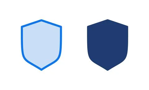 Shield icon vector illustration. Protection icon. Security sign and symbol Stock Illustration
