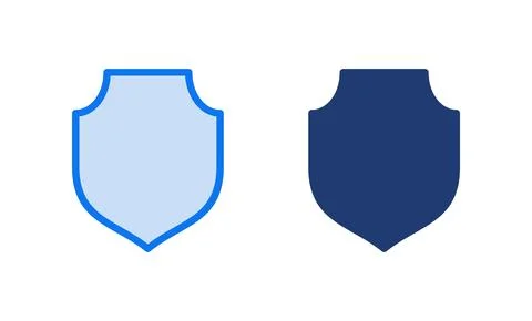 Shield icon vector illustration. Protection icon. Security sign and symbol Illustrazione stock