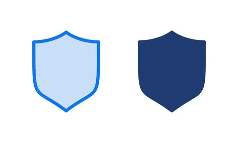Shield icon vector illustration. Protection icon. Security sign and symbol 库存插图