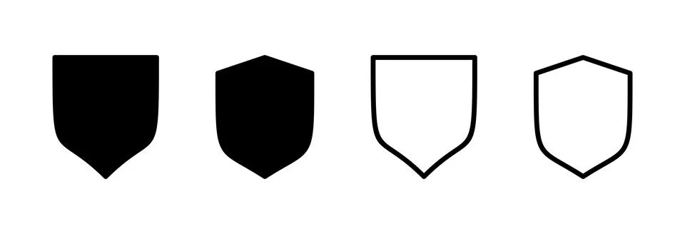 Shield icon vector illustration. Protection icon. Security sign and symbol Stock Illustration