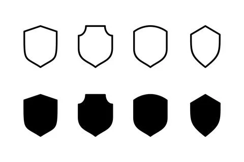 Shield icon vector illustration. Protection icon. Security sign and symbol Stock Illustration
