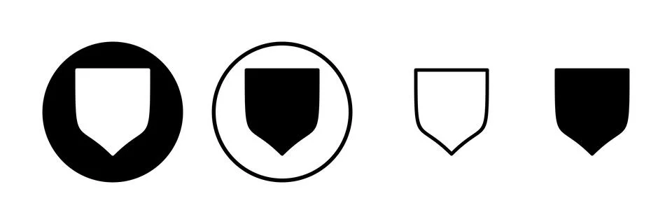 Shield icon vector illustration. Protection icon. Security sign and symbol Stock-Illustration