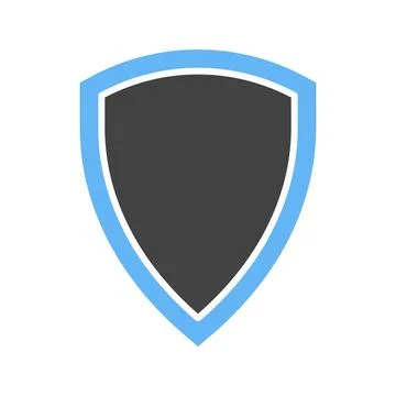 Shield icon vector image. Stock Illustration