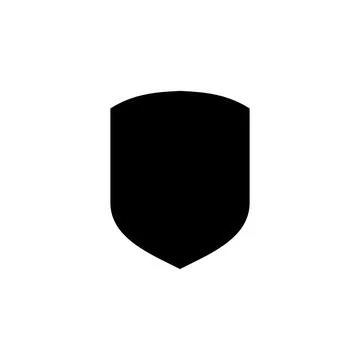 Shield icon vector. Protection icon vector. Security vector icon Illustrazione stock