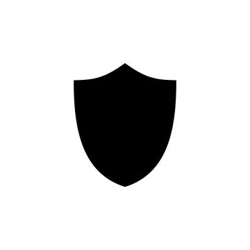 Shield icon vector. Protection icon vector. Security vector icon Stock Illustration