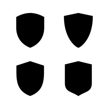 Shield icon vector. Protection icon. Security sign and symbol Stock Illustration