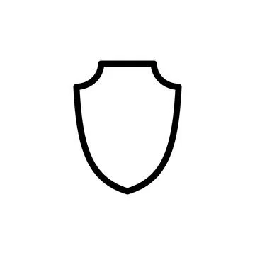 Shield icon vector. Protection icon vector. Security vector icon Stock Illustration