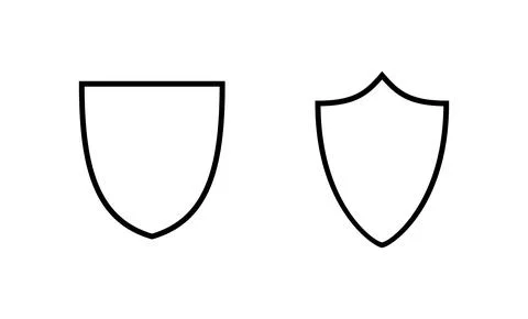 Shield icon vector. Protection icon. Security sign and symbol Stock Illustration