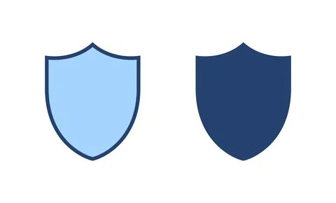 Shield icon vector. Protection icon. Security sign and symbol Stock Illustration